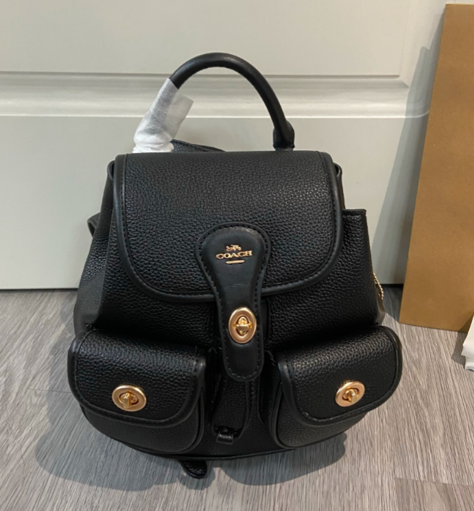 COACH Hadley Backpack Black CBH09 Outlet NEW | eBay