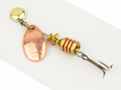 Mepps Aglia TW Size: #0 3g Köder Spinner Copper Gold Silver 