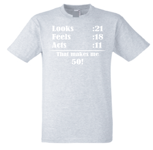 50th Birthday t shirt Funny Fifty fiftieth Birthday T-Shirt - Picture 10 of 11