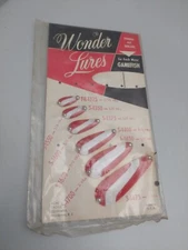 Vintage Wonder Lures Display Made by Acme Tackle Co, Providence, R.I.