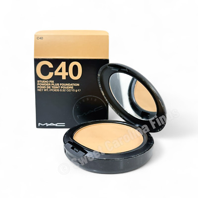 MAC C40 Studio Fix Powder Plus Foundation 15g /0.52oz NEW    ORIGINAL FORMULA