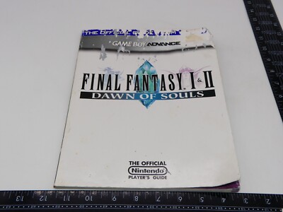 Final Fantasy I & II Dawn of Souls Strategy Game Guide Book