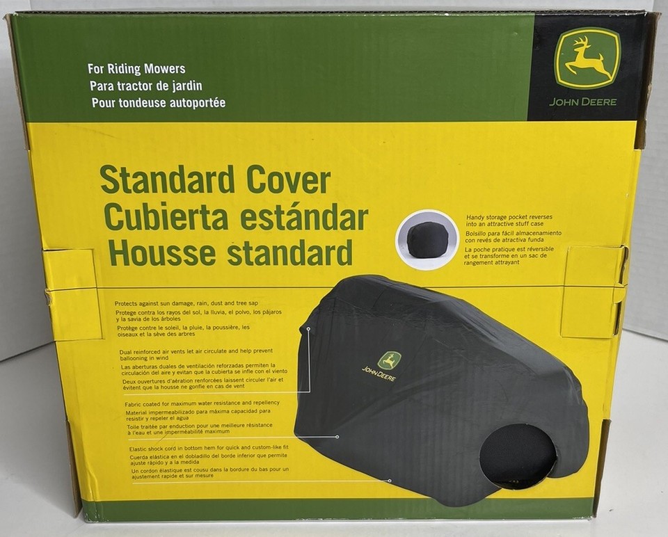 New In Box Licensed John Deere Original Standard Riding Mower Cover 