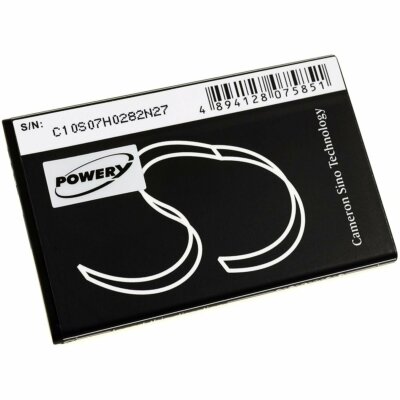 Akku für Smartphone Huawei LUA-L21 3,7V 1650mAh/6,1Wh Li-Ion Schwarz