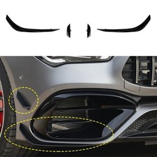 Front Bumper Fins Canards Splitter For Benz W118 C118 Cla45 Cla180 Cla200 2020 Front Bumper Fins Canards Splitter For Benz W118 C118 Cla45 Cla180 Cla200 2020