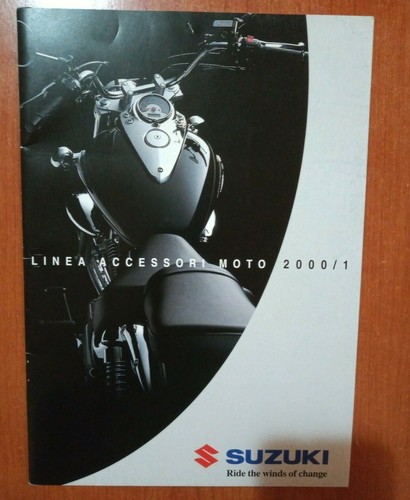 Brochure,depliant,catalogo,MOTO SUZUKI accessori anno 2000-2001 | eBay