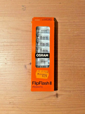 Vintage Blitzbirnen Osram Prismatic FlipFlash II in OVP 8 x Blitz Flip Flash 2  
