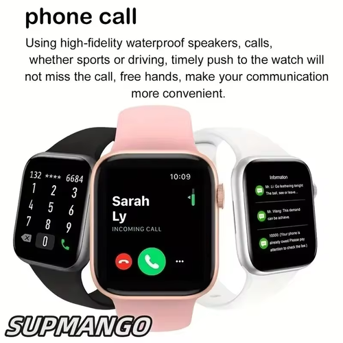 Smartwatch T168 Wireless Fonction Appel Full Touch Sport Fitnes Messages - Photo 4/4