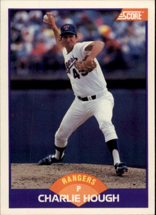 1989 Score #295 Charlie Hough - NM