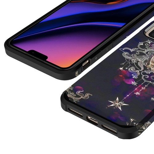 For iPhone 11 Pro Max Hybrid Graphic Fashion Cute Colorful Silicone Case - Picture 3 of 7