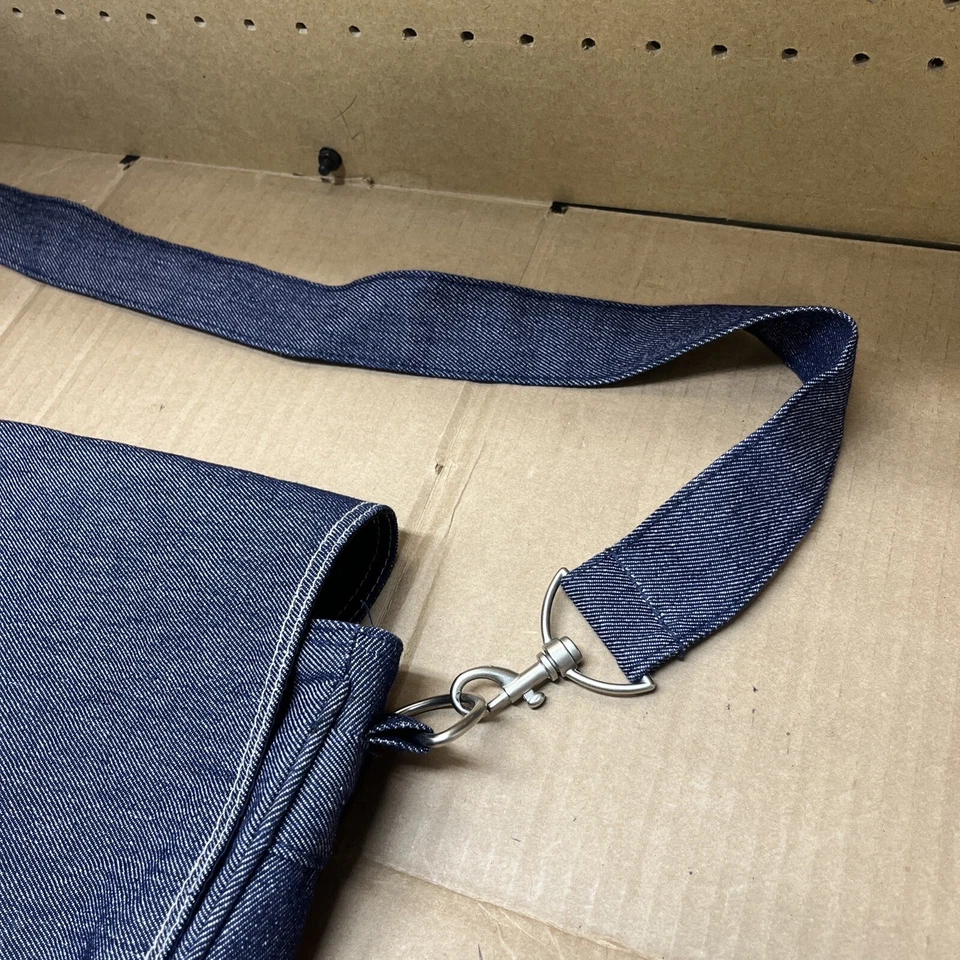 Bolso Mensajero Tommy Hilfiger Azul Denim Años 90 De Colección Correa para el Hombro con Logo Foto 4 de 4