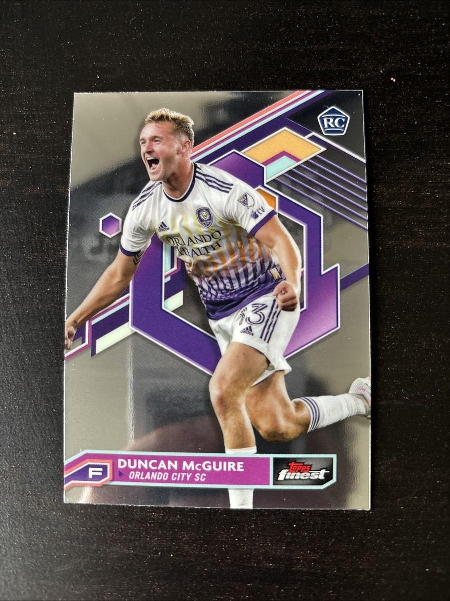 Duncan Mcguire Orlando City Sc Kit 2023 Topps Finest MLS Duncan
