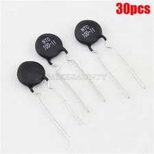 30Pcs 10D-11 10 Ohm B 2800K 3A 5% Ntc Temperature Sensor Thermistor Ic New ki