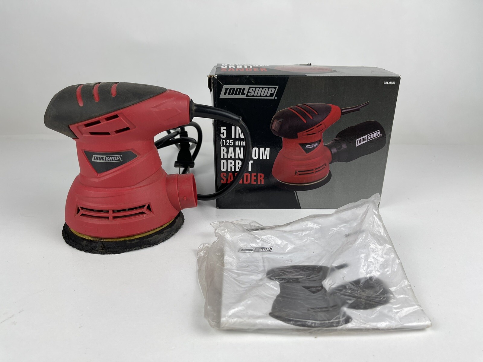 Tool Shop 5” Orbital Sander * No Dust 