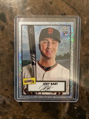 Joey Bart /70 2021 Topps Chrome Platinum 70th Diamonds Rookie Refractor Rc Sp