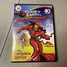 Where on Earth is Carmen Sandiego: The Complete Series 40 Episode DVD 4-Disc Set