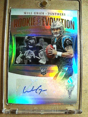 2019 Will Grier Panini Passing The Torch Rookie Autograph RC /99 MINT    