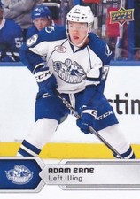 ADAM ERNE 2017-18 17-18 UPPER DECK AHL HOCKEY BASE #14 SYRACUSE CRUNCH