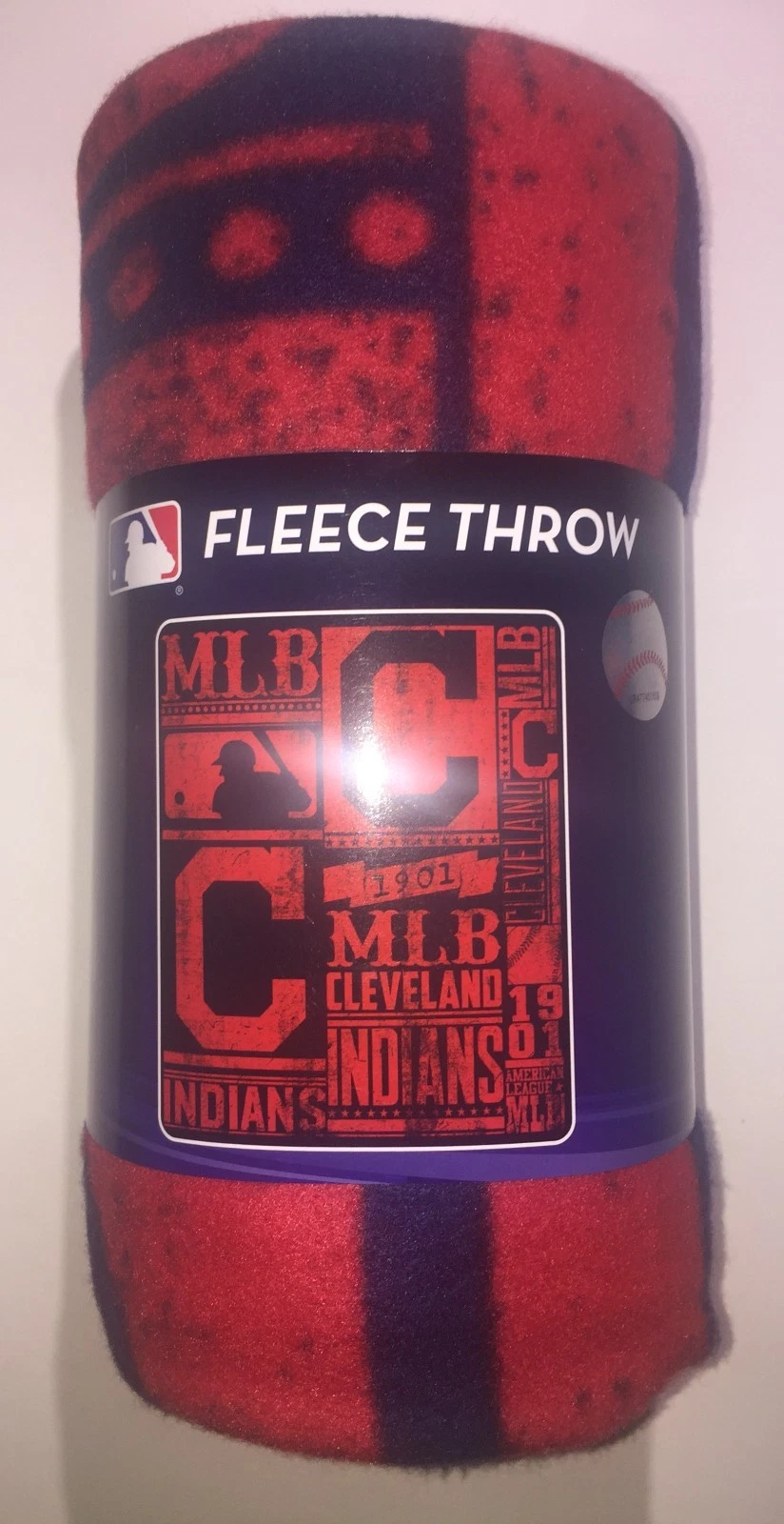 SOFT FLEECE THROW 50"x 60" STADIUM BLANKET NEW BASEBALL - PICK YOUR TEAM