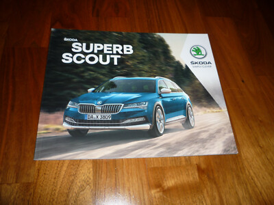 Skoda Superb Combi SCOUT Prospekt Brochure Depliant 01/2022