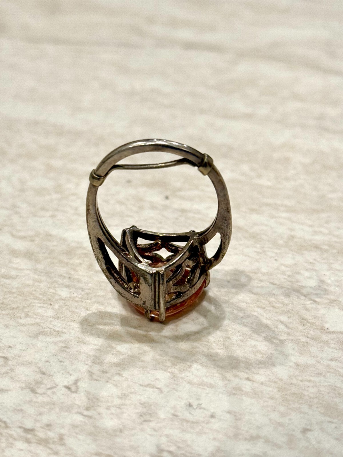 VTG Sterling Silver 925 Triangular Champagne Marc… - image 5