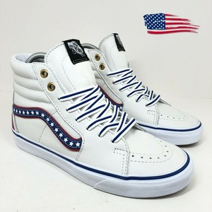 vans sk8 white leather