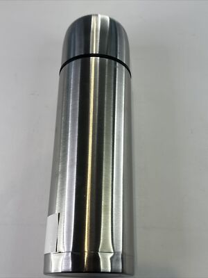 IKEA STAINLESS STEEL Vacuum Flask BOTTLE Hot Cold Silver