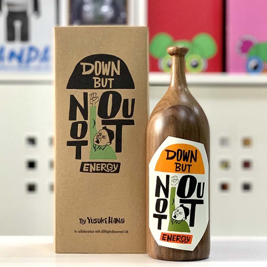 花井祐介 DOWN BUT NOT OUT WOOD BOTTLE 2020 Yusuke Hanai | Down But Not Out Wood Bottle (2020