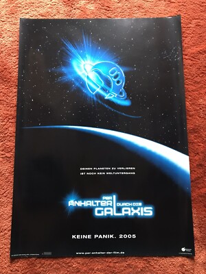 Per Anhalter durch die Galaxis Kinoplakat Poster A1, Sam Rockwell, Mos Def