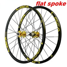 Set ruote bici mtb 26/27.5/29 pollici 4 cuscinetti striscia piatta 6 chiodi disco freno