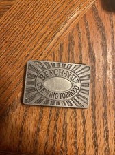 Vintage Beech-Nut Chewing Tobacco Brass Belt Buckle R1