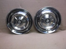 1961 Mercury Monterey Colony Park Commuter Meteor 600 800 Pair Original Hubcaps
