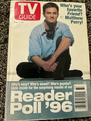 1996 August 17, TV Guide Magazine, Matthew Perry -Friends-