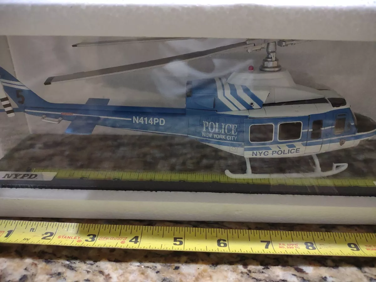 New Ray BELL 412 Diecast Helicopter 1:48 New Ray Sky Pilot Scale Model