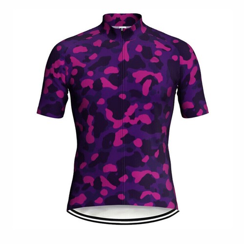 Men Cycling Jersey Team Bike Shirt Summer Bicycle Uniform Outdoor Sports Tops - Picture 50 of 53