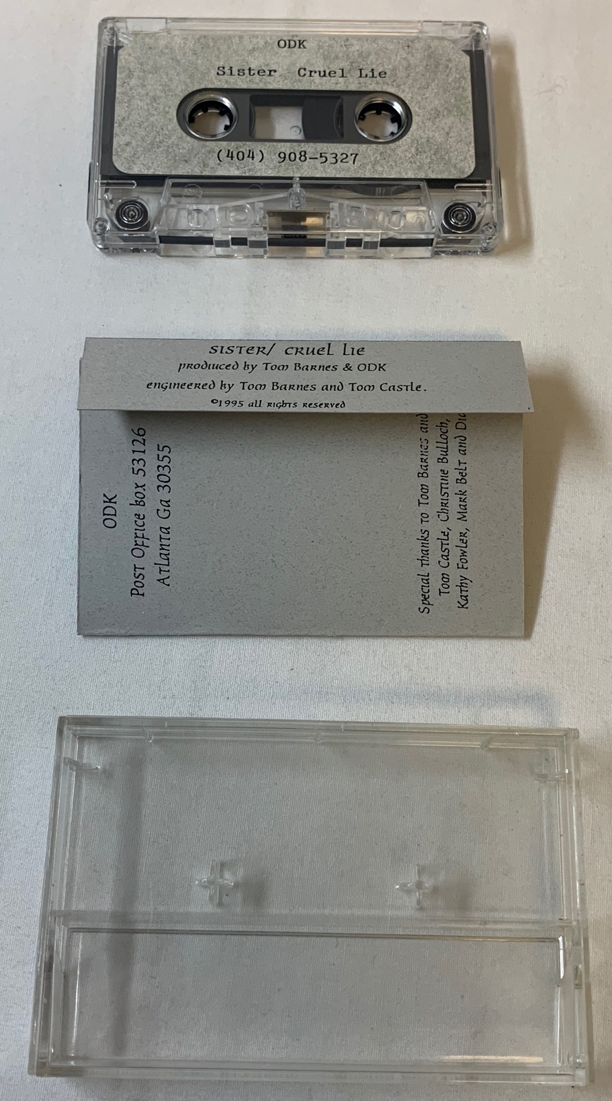 1995 cassette ~ ODK ~ Sister/Cruel Lie