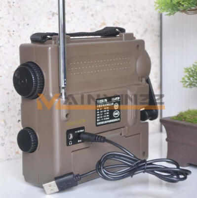 1PC GR-88P TECSUN Radio Receiver Emergency Light Radio Dynamo Radio