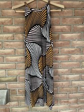 Ann Taylor Factory Multi-striped Sleeveless Halter Dress Size 10