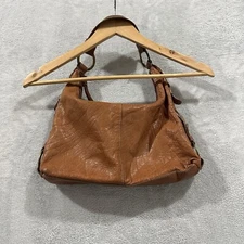 The Sak Leather Shoulder Bag Brown Vintage Pink Label