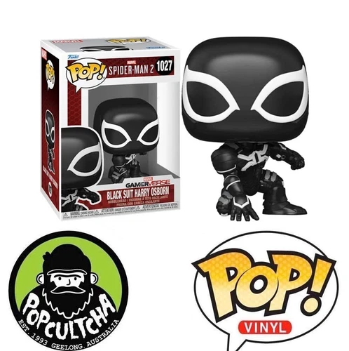 Marvel's Spider-Man 2 - Black Suit Harry Osborn Pop! Vinyl Figure "New"