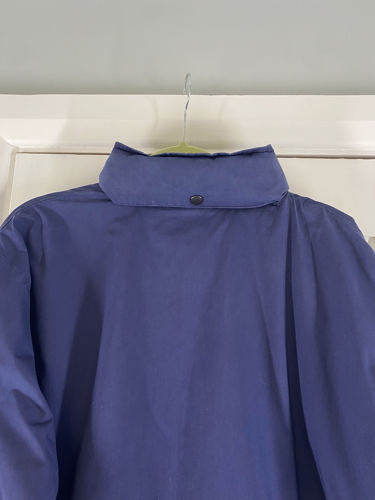 Rohan Jacket Mens UK M/L Blue Pampas Fold Away Hood Rain Coat Outdoors