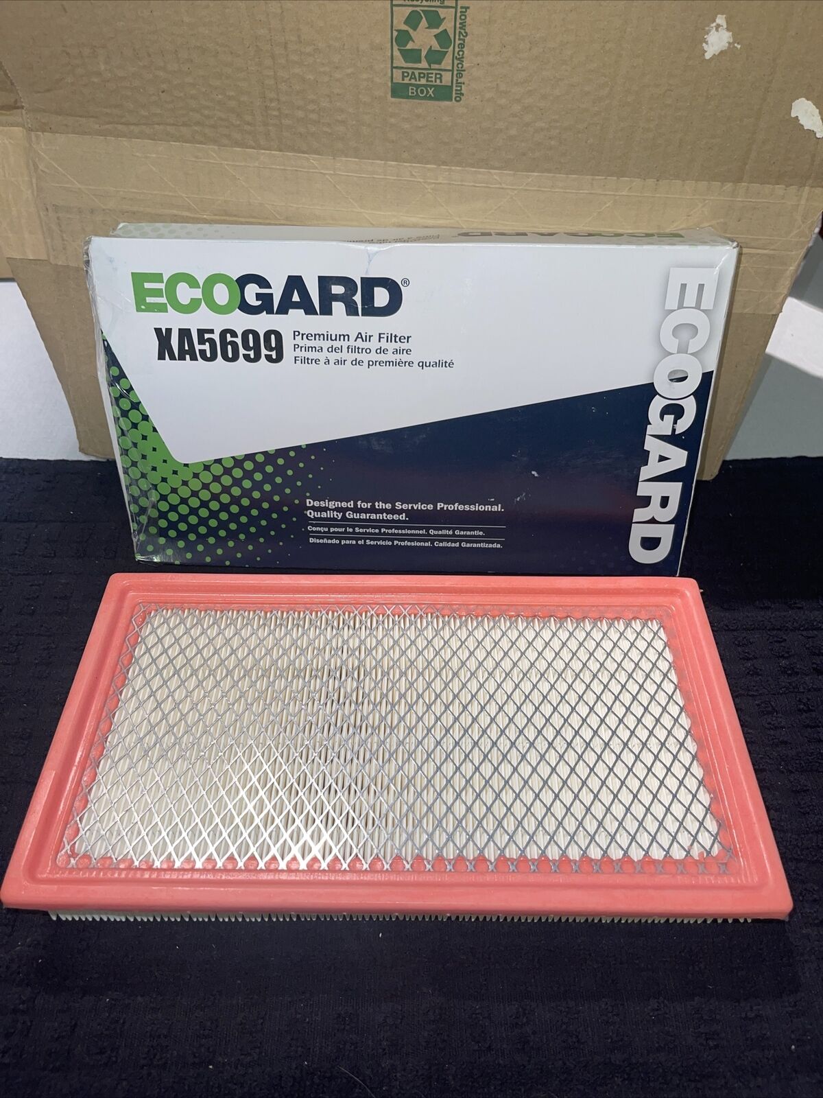 ECOGARD PREMIUM AIR FILTER XA5699 ~ NEW ~ CROSS REFERENCES LISTED IN PHOTOS