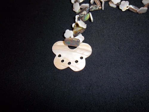 "Paua Garden" Handcrafted Necklace - Picture 7 of 7