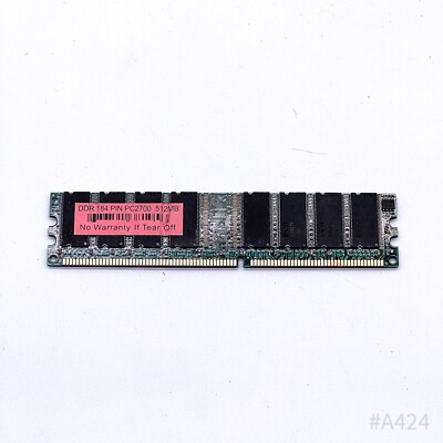 DDR ARBEITSSPEICHER RAM MICRON UNLABELED 512 MB 184 PIN PC2700
