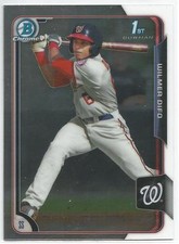 Wilmer Difo Washington Nationals 2015 Bowman Chrome Prospect Card
