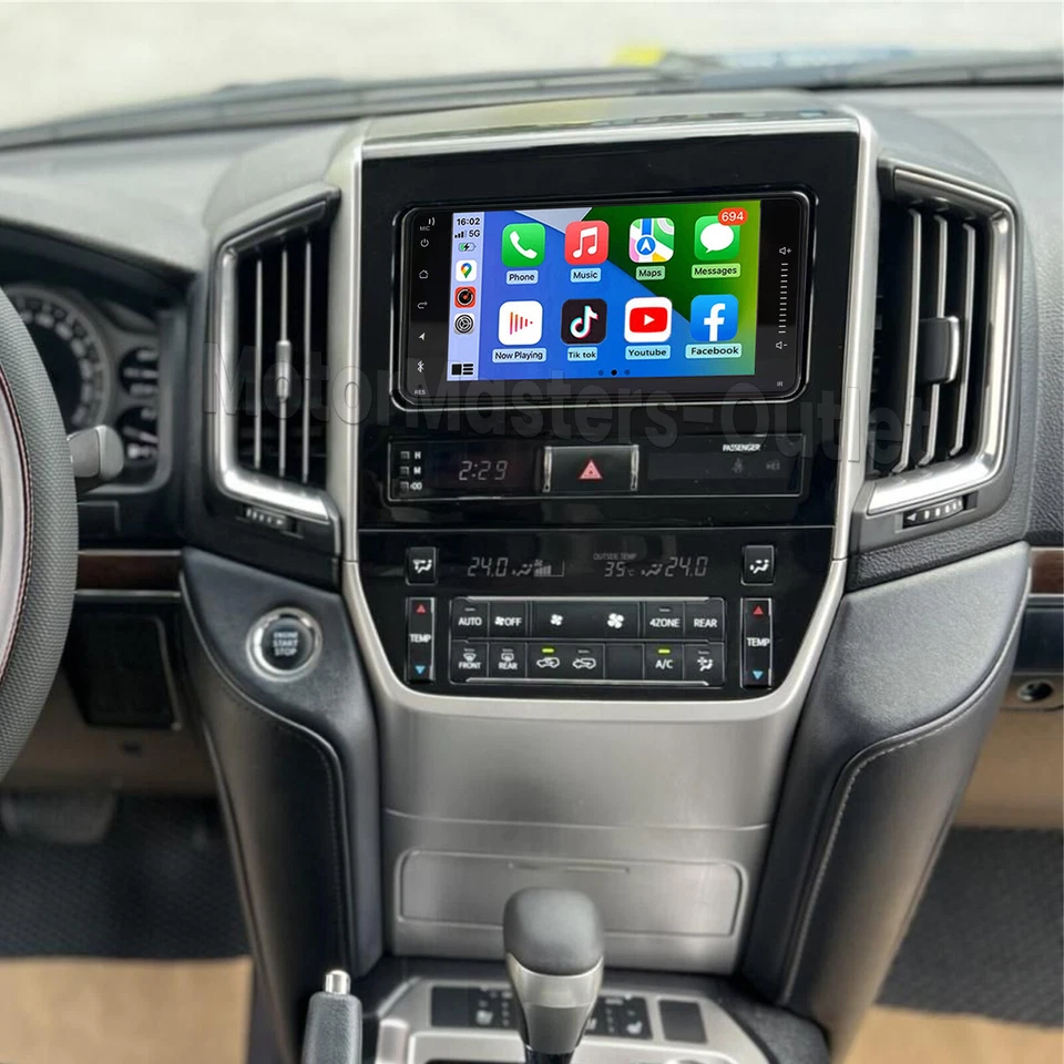 For Toyota Land Cruiser 2016-2021 W/ JBL Android 13 CarPlay Car Stereo Radio GPS - Image 4 of 4