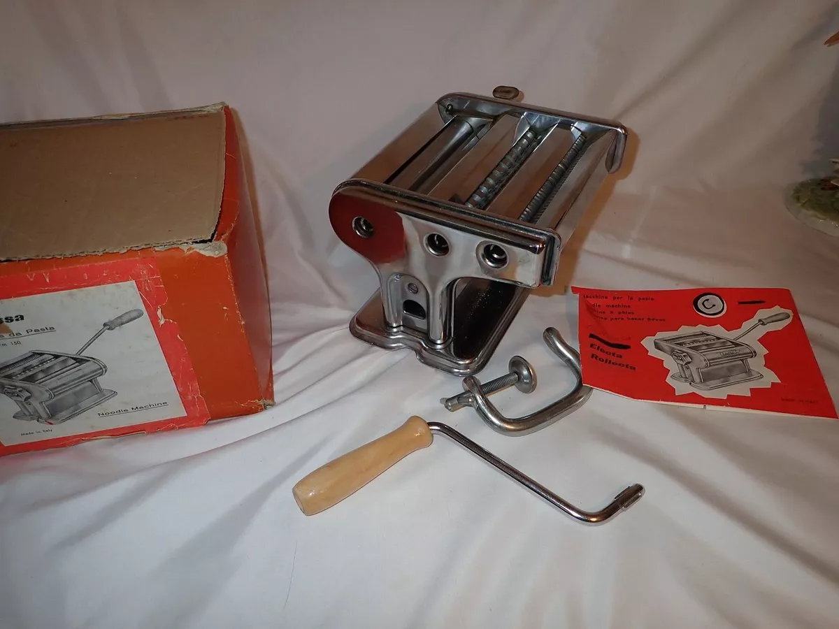 Vintage Contessa Pasta Noodle Machine m m 150 Made in Italy eBay