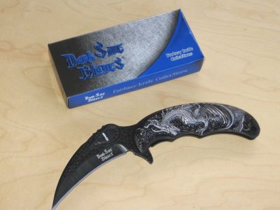 DARK SIDE BLADES HAWK STYLE MIT SILVER DRAGON MOTIV  NEU/OVP