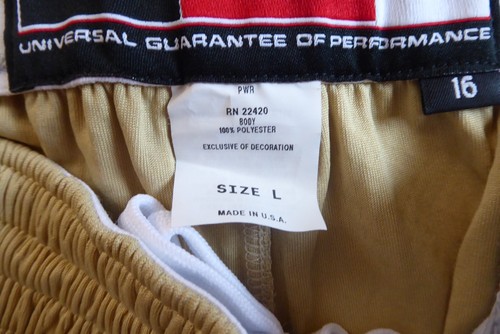 $85 RARE UA Mens L New Notre Dame College Basketball Shorts Long Authentic Sport - Picture 4 of 13