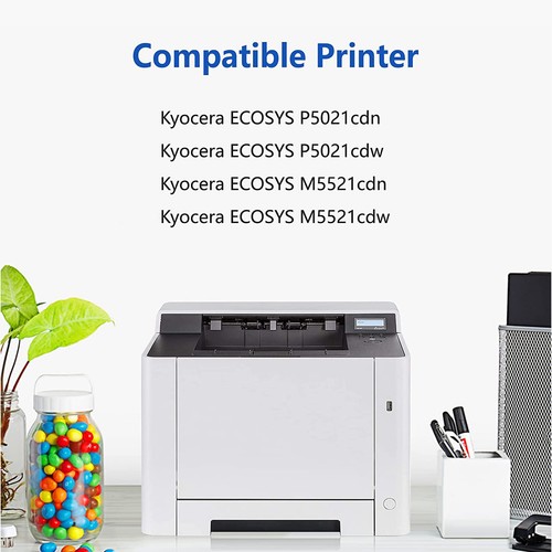 4x XXL TK5220 Toner Ersatz für Kyocera TK5230 Ecosys M5521cdw M5521cdn P5021cdn - Bild 5 von 11